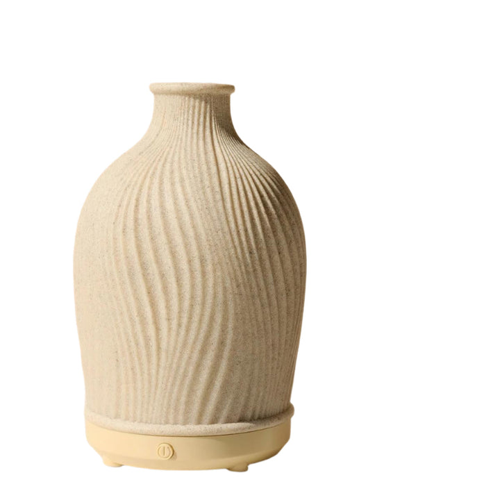 Lisslune | SereniMist vase-shaped ultrasonic aroma diffuser – Elegant aroma diffuser with soothing LED lighting