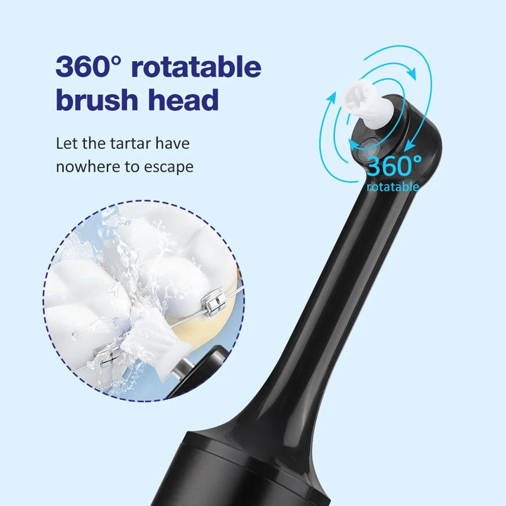 Lisslune | 5-in-1 Wireless Teeth Polisher & Tartar Remover | Cordless, Adjustable Speed & Ideal for At-Home Oral Care