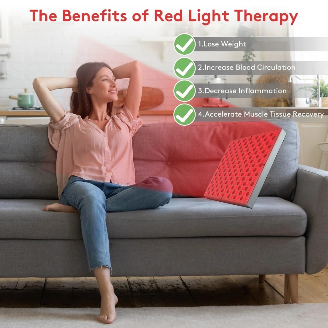 Lisslune | Red Light Therapy Lamp Device  – Muscle Recovery and Sleep Aid