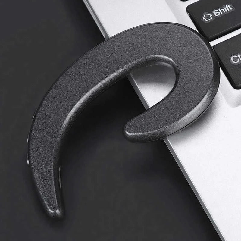 Lisslune | Wireless Tiny Bluetooth Ear Hook Headphones - Noise Cancelling & Open Ear Design