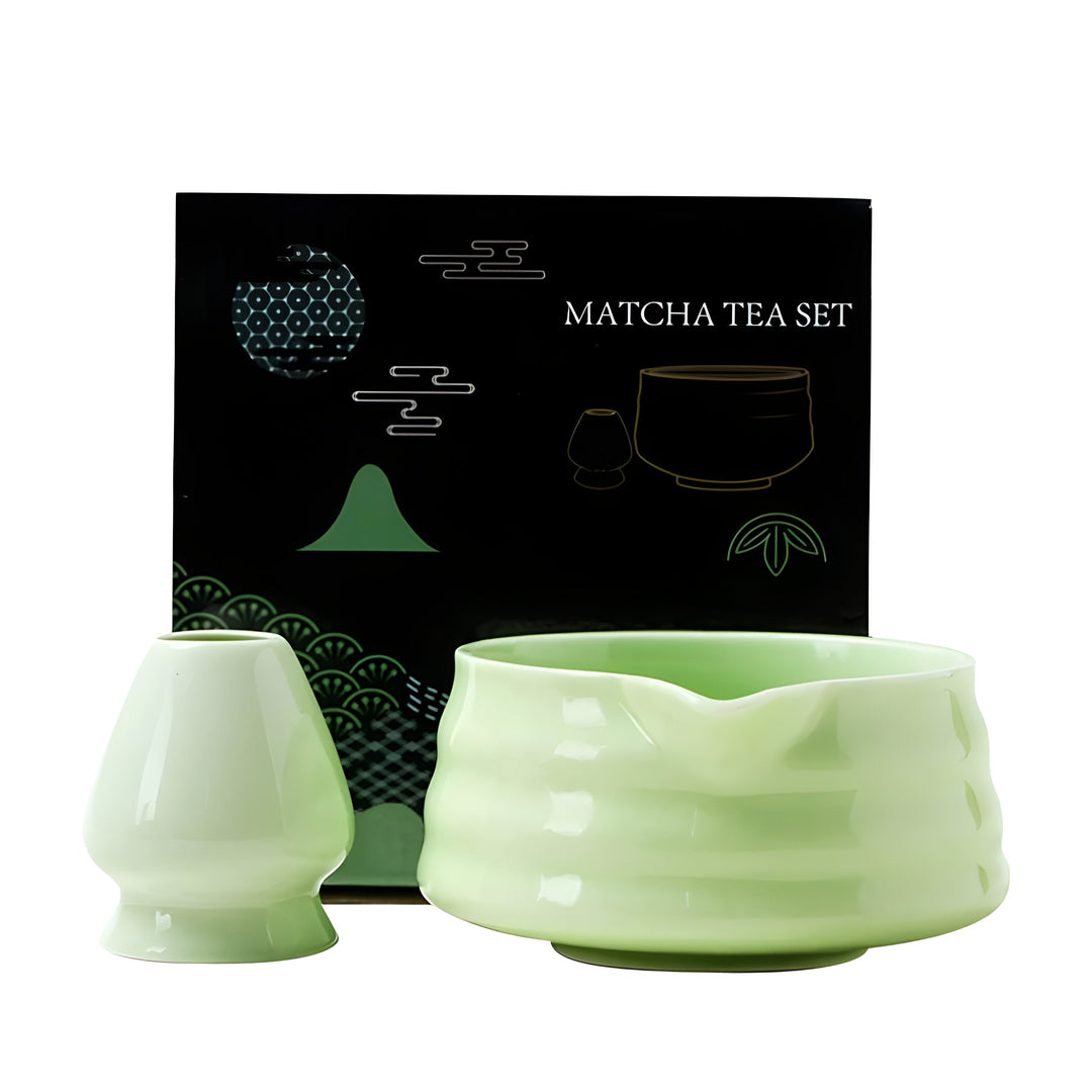 Lisslune | Matcha Ceramic Set – Traditional Japanese Tea Set for Relaxing & Mindful Moments