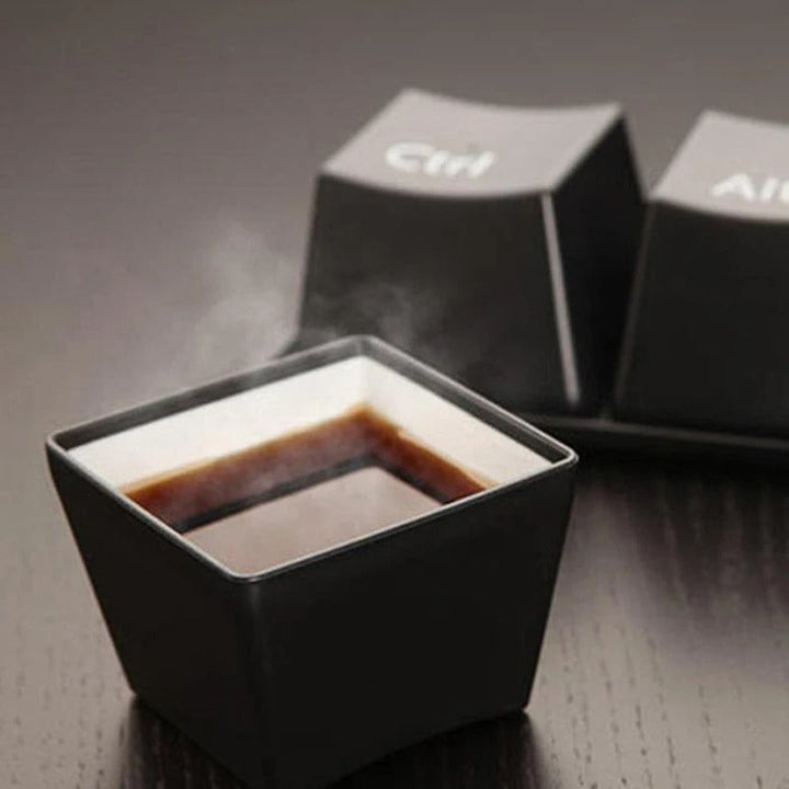 Lisslune | 3pcs/Set Ctrl ALT DEL Keyboard  Tea Cup Container
