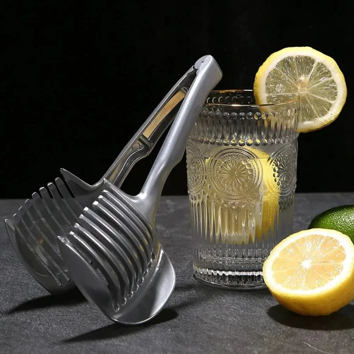 Lisslune | Stainless Steel Fruit and Vegetable Cutter – Cutting Aid for Precise Slices