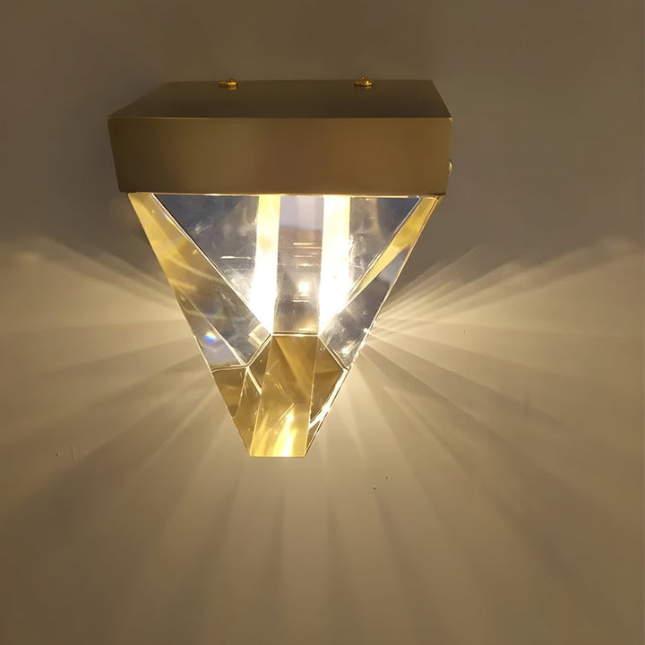 Lisslune | Geometric Crystal Wall Light