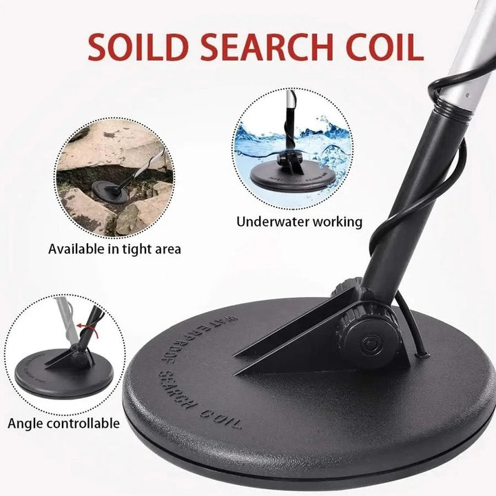 Lisslune | Professional Underground Metal Detector - High Accuracy for Gold Detecting & Treasure Hunting
