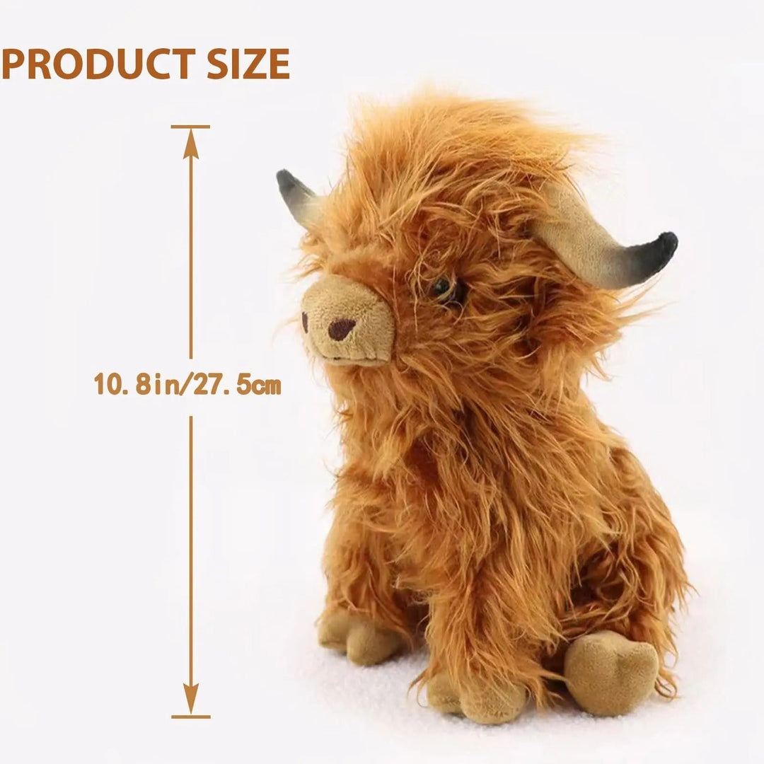 Lisslune | Fluffy Highland Cuddle – Soft Cow for Young and Old