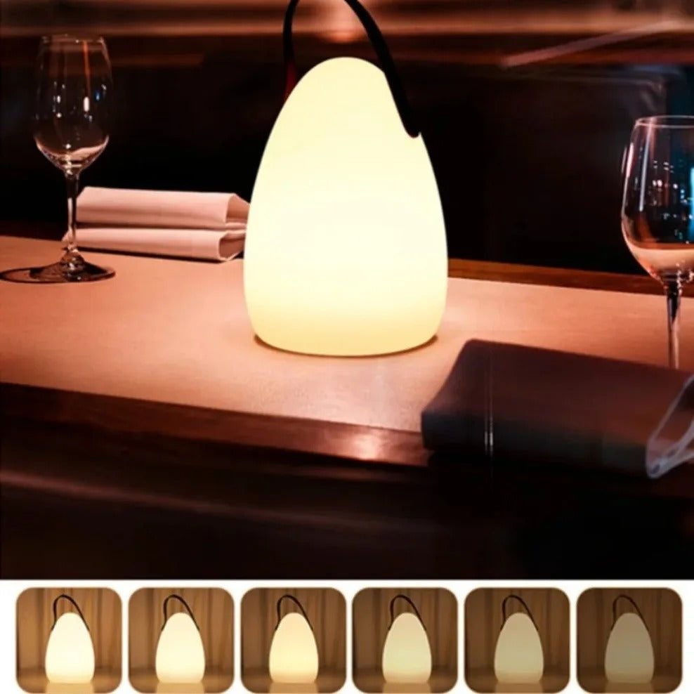 Lisslune | LuminaFusion Lamp – Portable Waterproof Cordless Table Lamp with Remote Control