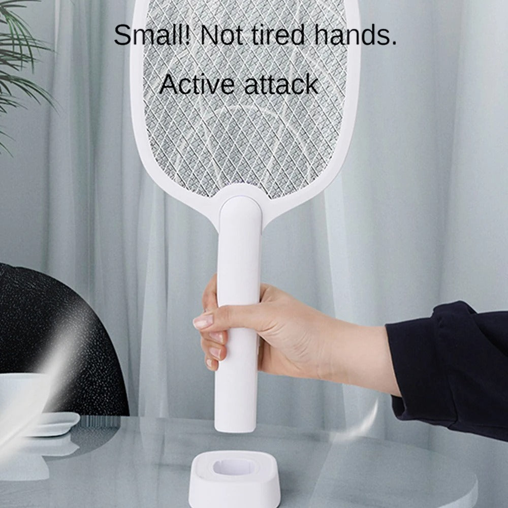 Lisslune | Rechargeable 2-in-1 Electric Fly Swatter and Insect Exterminator – 2500V Without Chemicals