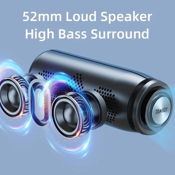 Lisslune | Powerful Mini Bluetooth Speaker - Compact 360° Wireless Waterproof Loudspeaker