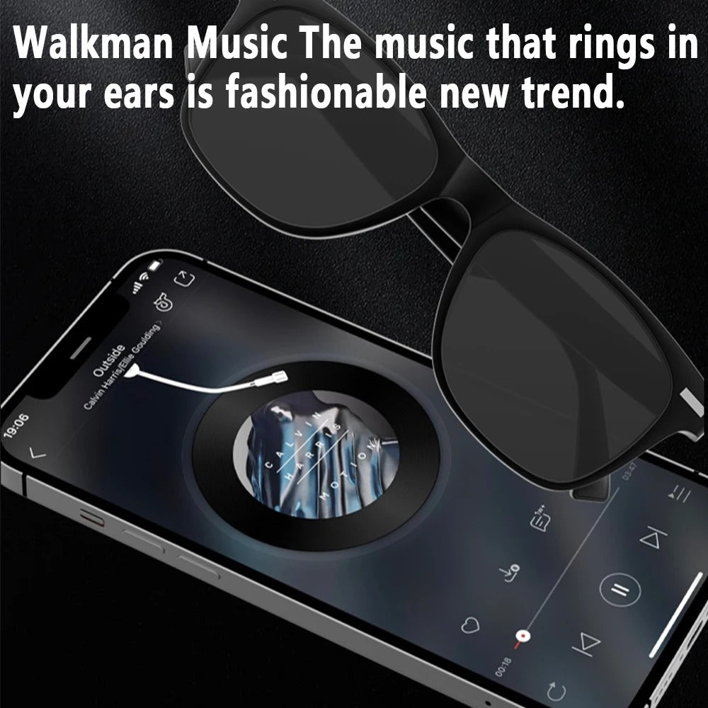 Lisslune | Smart Glasses with Blue Light Filter | Waterproof, Bluetooth Call & Music Functionality for Everyday Use