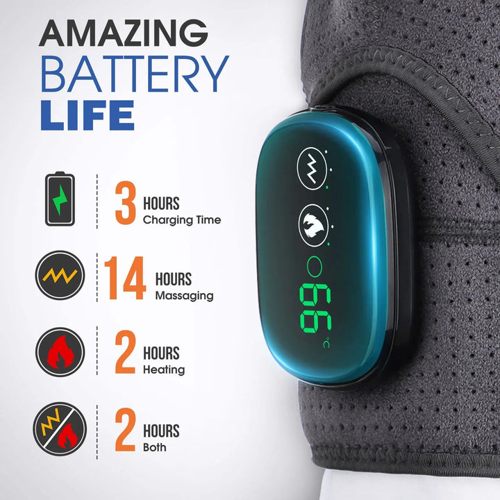 Lisslune | Adjustable Shoulder Heat Massager for Posture improvement & Tension Reduction
