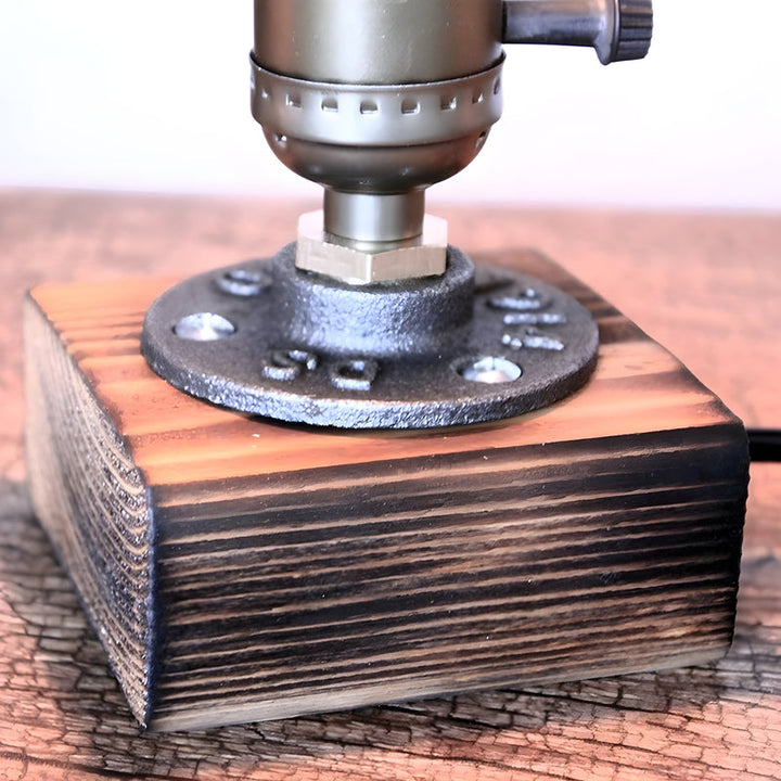 Lisslune | Industrial antique light bulbs table lamp