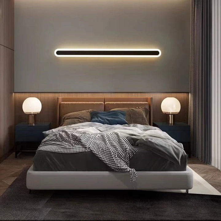 Lisslune | Outdoor IP65 Waterproof Linear Wall Lamp | Minimalist Metal Design. Dimmable LED Options for Gardens & Patios