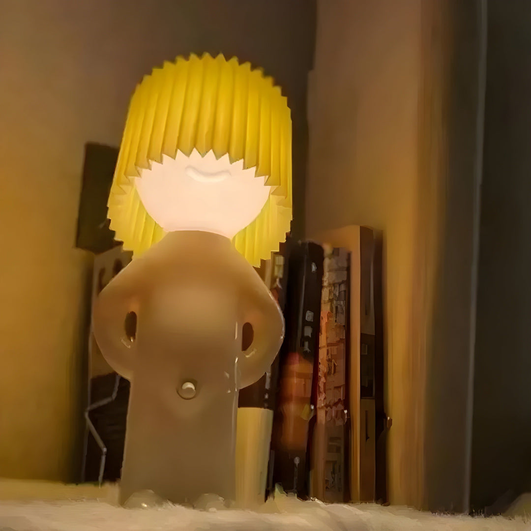 Lisslune | Sassy Boy Creative Table Lamp – Unique Lighting for Bedroom and Living Space