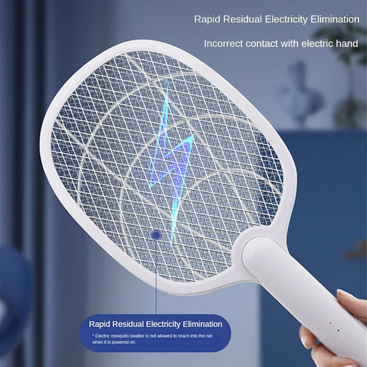 Lisslune | Rechargeable 2-in-1 Electric Fly Swatter and Insect Exterminator – 2500V Without Chemicals