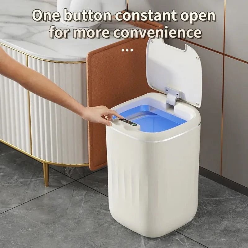 Lisslune | Smart Sensor Trash Bin with UV Light – Automatic Touchless Wastebasket with Lid & Odor Control for Kitchen, Bathroom & Home Hygiene
