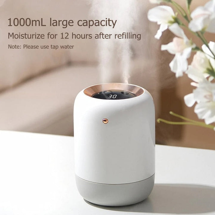 Lisslune | HydraPur UV Air Humidifier – Silent Portable Humidifier with UV Sterilisation for Clean & Comfortable Air