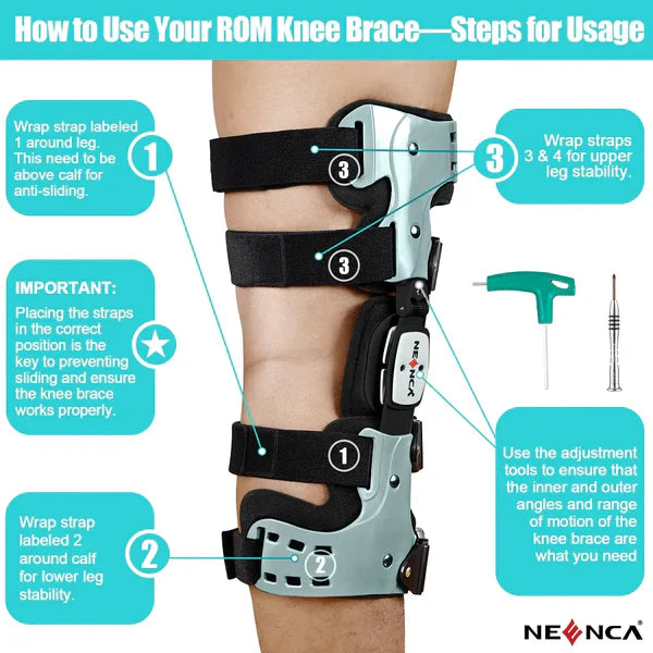 Lisslune | ArthroGuard™ | Osteoarthritis Unloader Knee Brace | Medial & Lateral Support | Bone-on-Bone Arthritis Relief for Pain Management