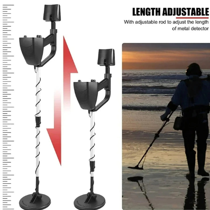 Lisslune | Professional Underground Metal Detector - High Accuracy for Gold Detecting & Treasure Hunting