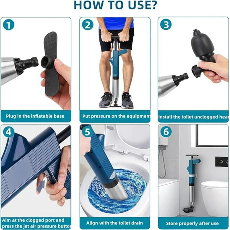 Lisslune | Toilet Plunger & Drain Unblocker | Eco-Friendly, User-Friendly & Effortless Solution for Home Maintenance