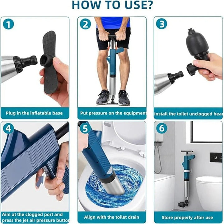 Lisslune | Toilet Plunger & Drain Unblocker | Eco-Friendly, User-Friendly & Effortless Solution for Home Maintenance