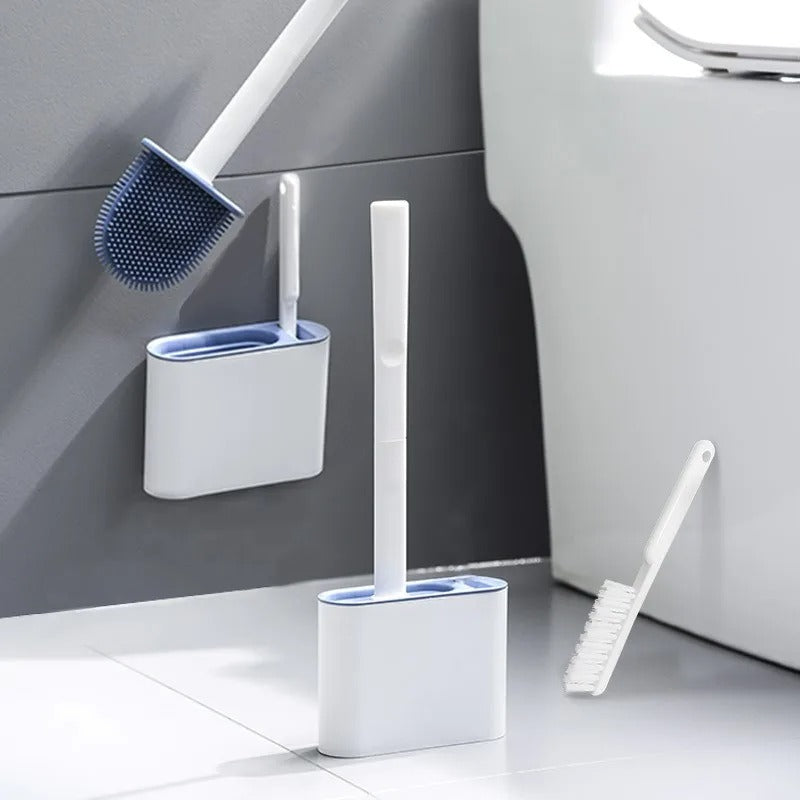 Lisslune | Toilet Brush | Wall-Mounted, Hygienic Design with Durable Bristles for Complete Cleaning in Small Bathrooms