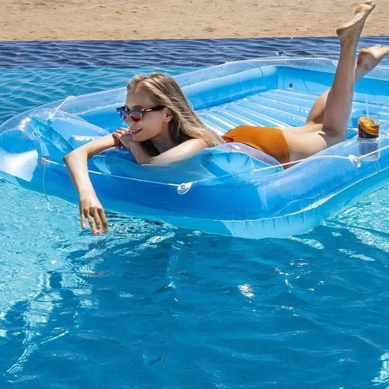Lisslune | Inflatable Sunbathing Lounge Chair with Headrest