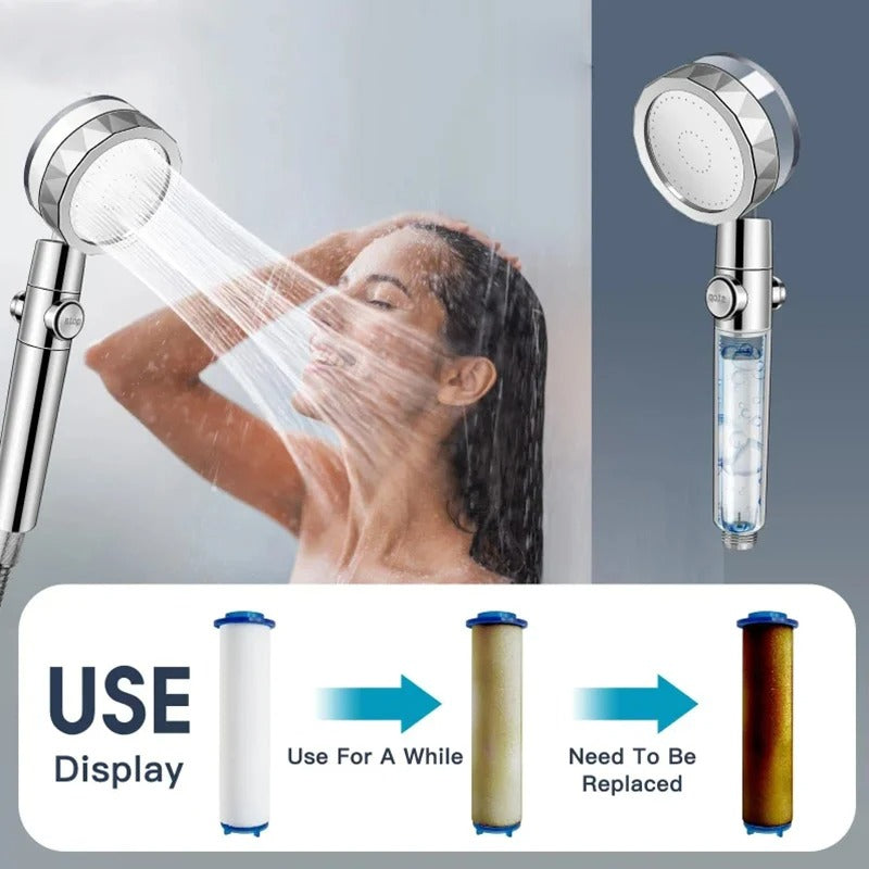 Lisslune | Turbo Shower Head – Adjustable Pressure