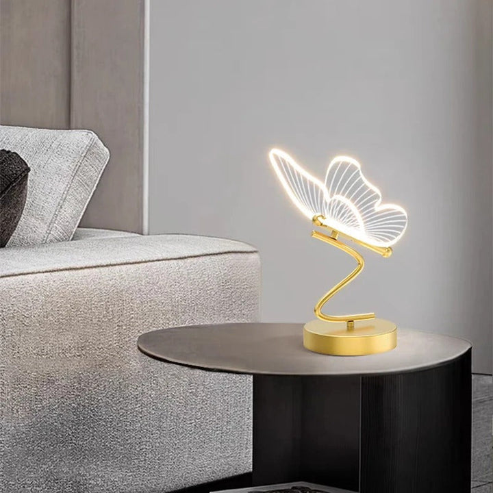 Lisslune | Aetherwing™ | LED Butterfly Table Lamp | Modern Design with Adjustable Brightness | Perfect for Living Room & Bedroom