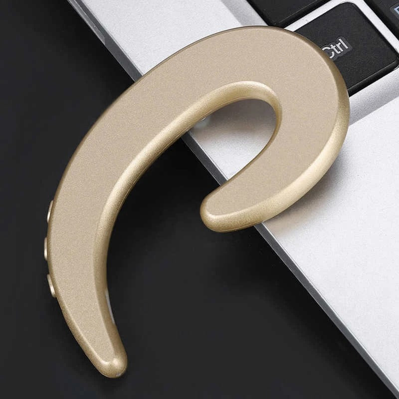 Lisslune | Wireless Tiny Bluetooth Ear Hook Headphones - Noise Cancelling & Open Ear Design