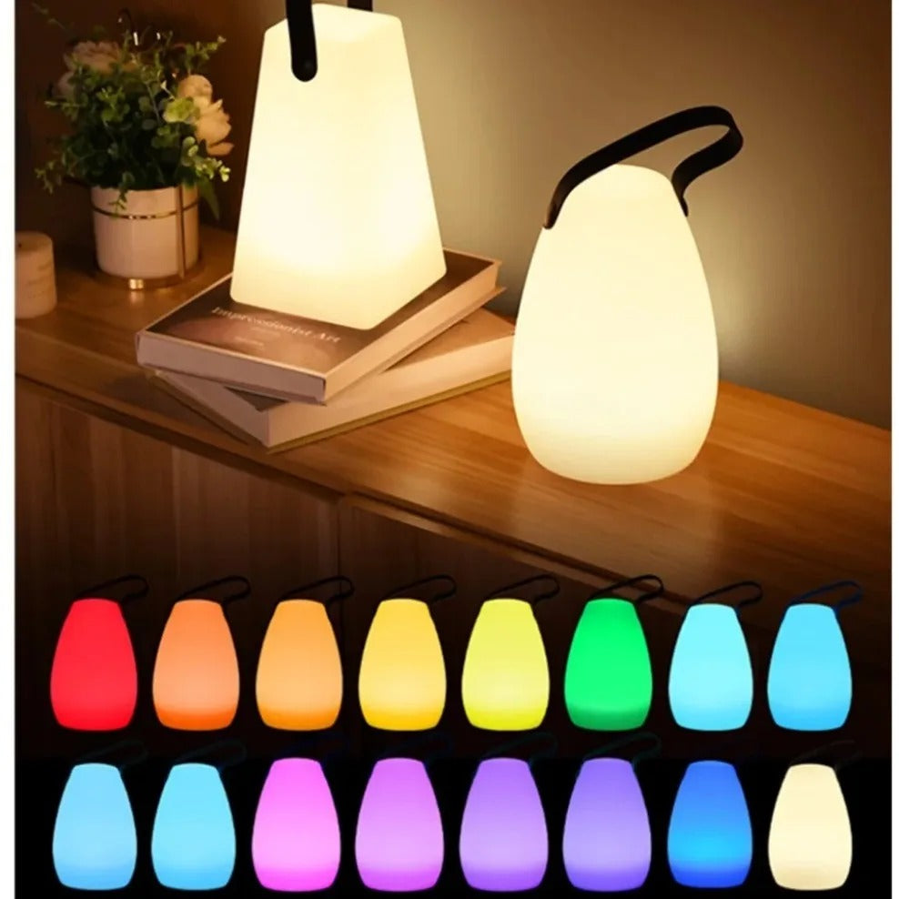 Lisslune | LuminaFusion Lamp – Portable Waterproof Cordless Table Lamp with Remote Control