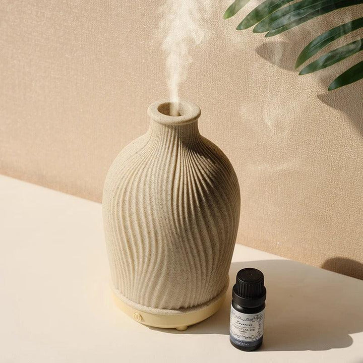 Lisslune | BohoBreeze – Ultrasonic Aroma Diffuser & Air Humidifier | Bohemian Vase Design
