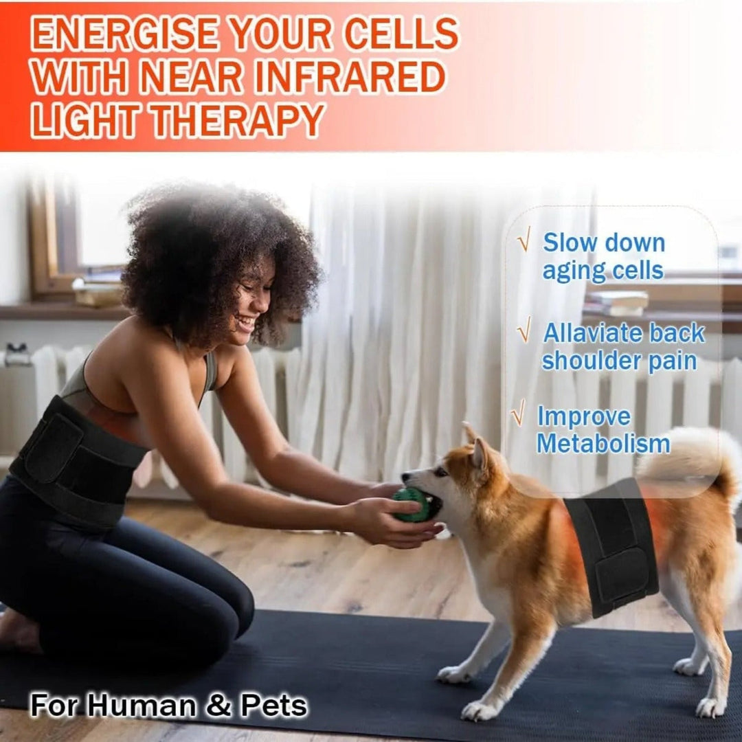 Lisslune | Infrared Light Therapy Pad Belt – Medical-Grade Pain Relief for Back and Muscles