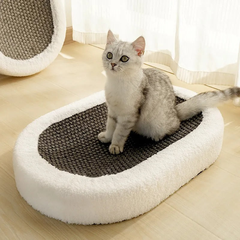 Lisslune | Premium Cat Bed with Integrated Scratching Board