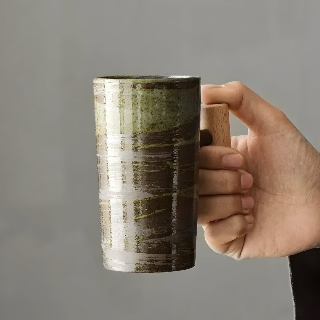 Lisslune | StillSip – Japanese-inspired earth-colored mug with handcrafted look