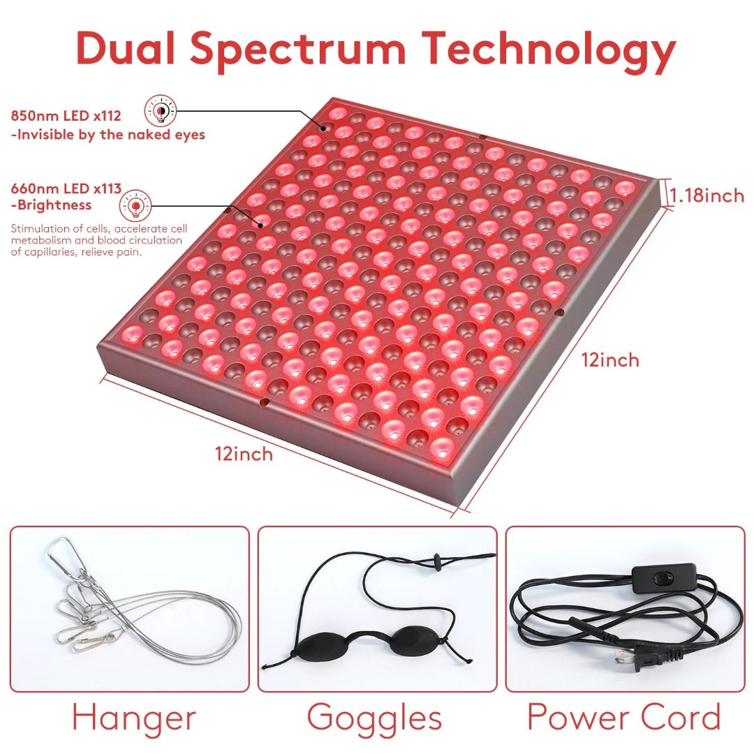Lisslune | Red Light Therapy Lamp Device  – Muscle Recovery and Sleep Aid