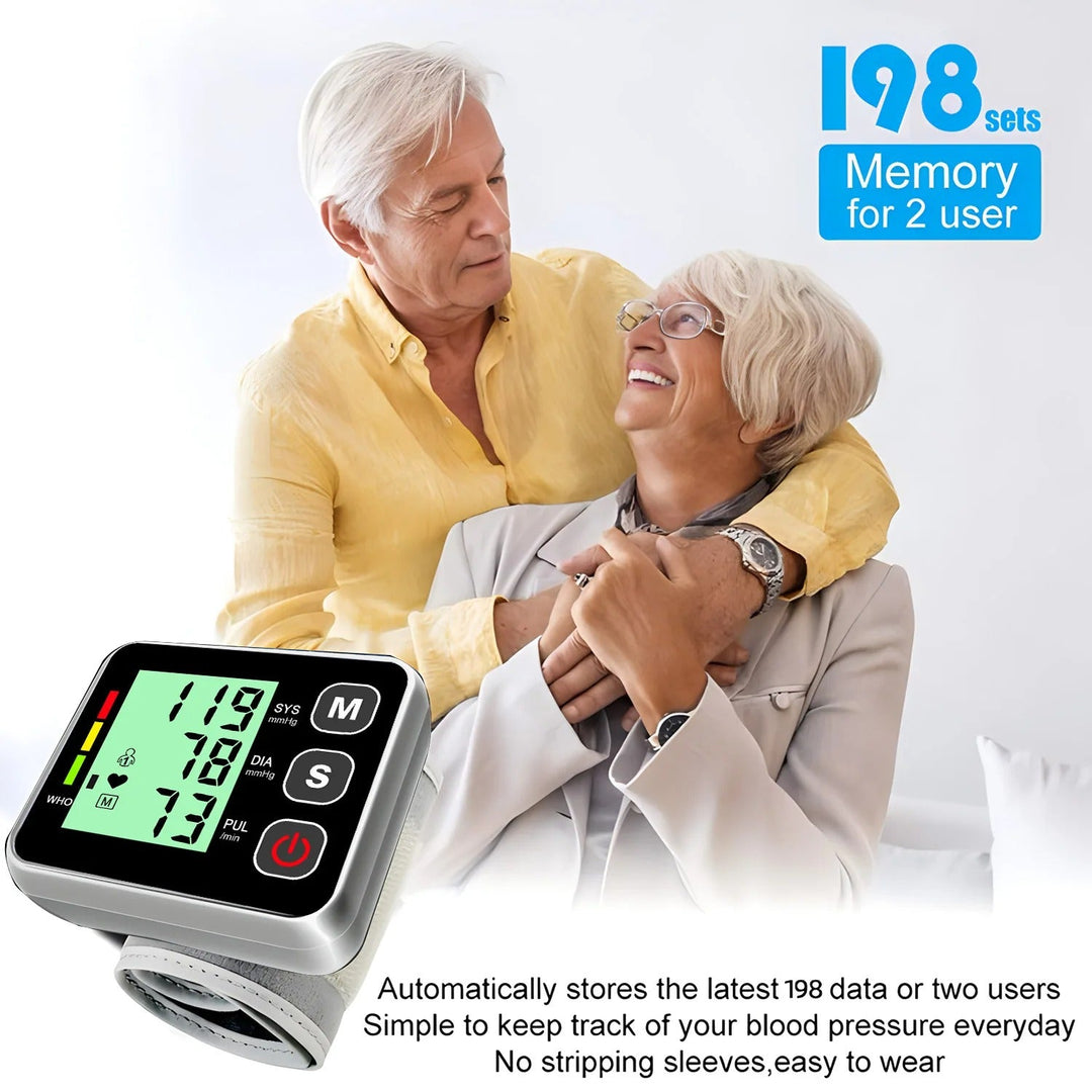 Lisslune | Compact Blood Pressure Monitor – Convenient, Accurate Readings for Daily Use