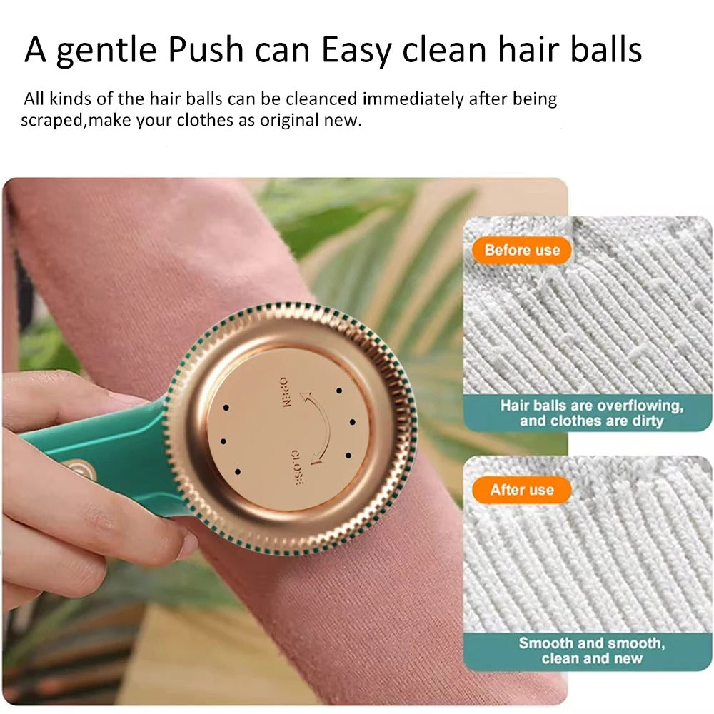Lisslune | Electric Lint Remover & Fabric Shaver | Rechargeable, Portable & Safe for All Fabrics, Ideal for Clothing and Upholstery Care
