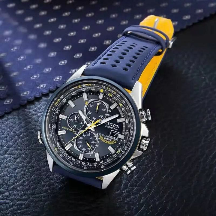 Lisslune | Men’s Stainless Steel Chronograph Watch with Calendar