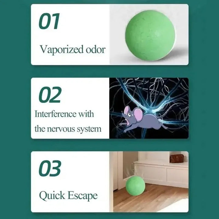 Lisslune | 10Pcs/Bag Natural Mouse Repeller Oil Fly Control Pouches Mint Mice Repeller for Indoor & Outdoor To Get Rid of Mouse Rats