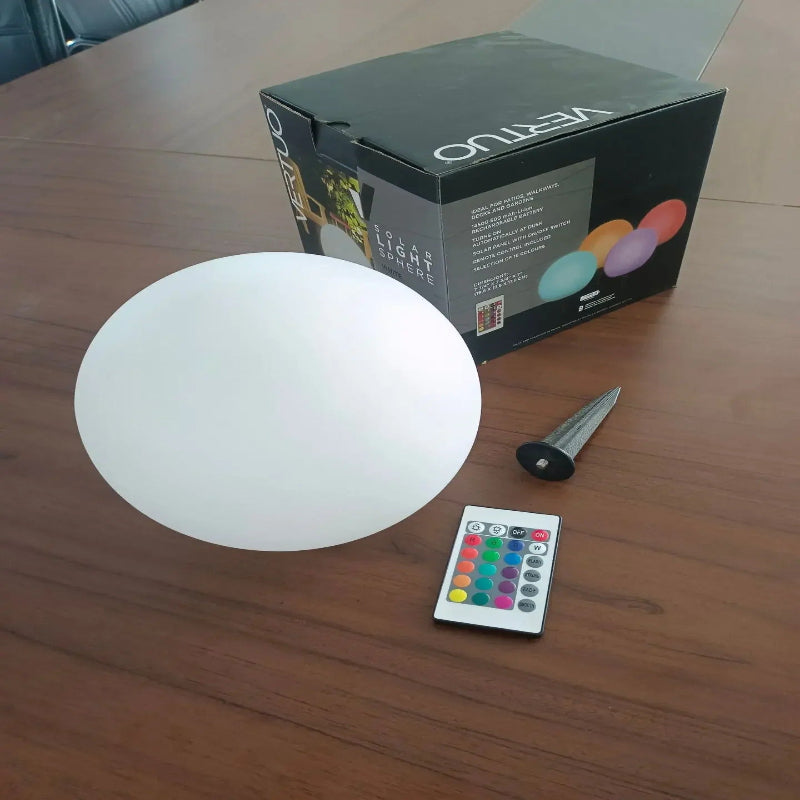 Lisslune | Solar Powered Mood Light Sphere - ShapeLights Rechargeable Ball Light for Outdoors