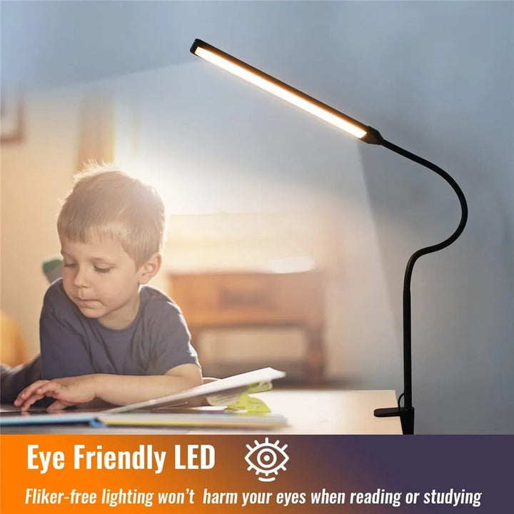 Lisslune | Double-Head LED Desk Lamp | Lighting Solution for Study, Work & Office Use