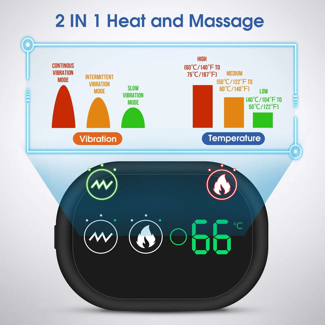 Lisslune | Adjustable Shoulder Heat Massager for Posture improvement & Tension Reduction