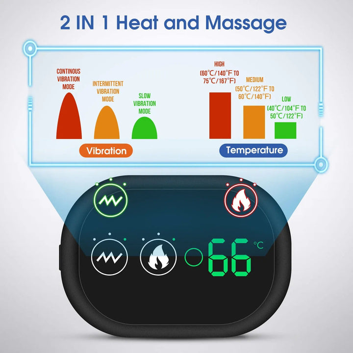 Lisslune | Adjustable Shoulder Heat Massager for Posture improvement & Tension Reduction