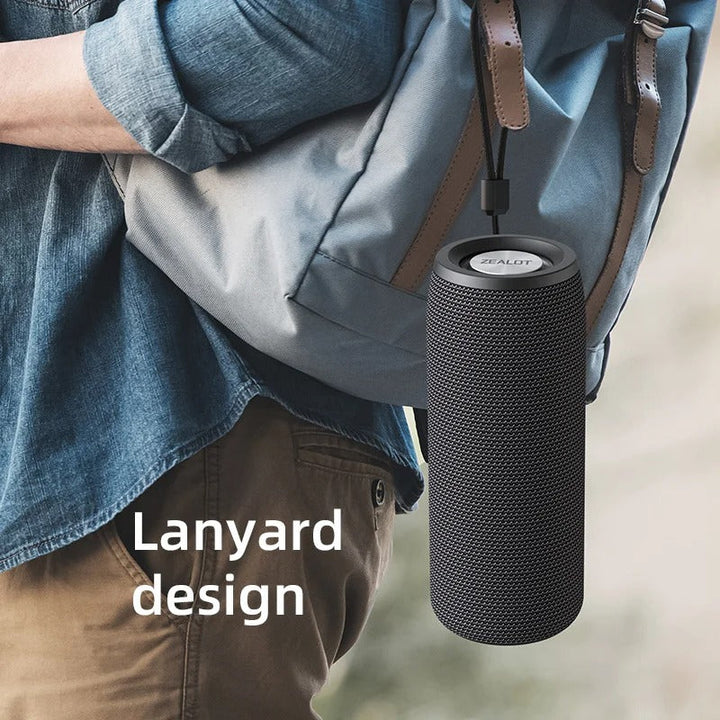 Lisslune | Powerful Mini Bluetooth Speaker - Compact 360° Wireless Waterproof Loudspeaker