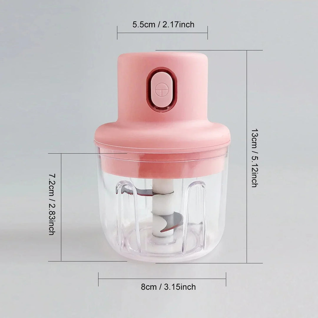 Lisslune | Wireless Food Chopper – Compact Mini Chopper for Spices and Vegetables