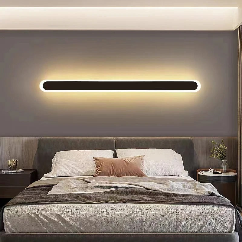 Lisslune | Outdoor IP65 Waterproof Linear Wall Lamp | Minimalist Metal Design. Dimmable LED Options for Gardens & Patios