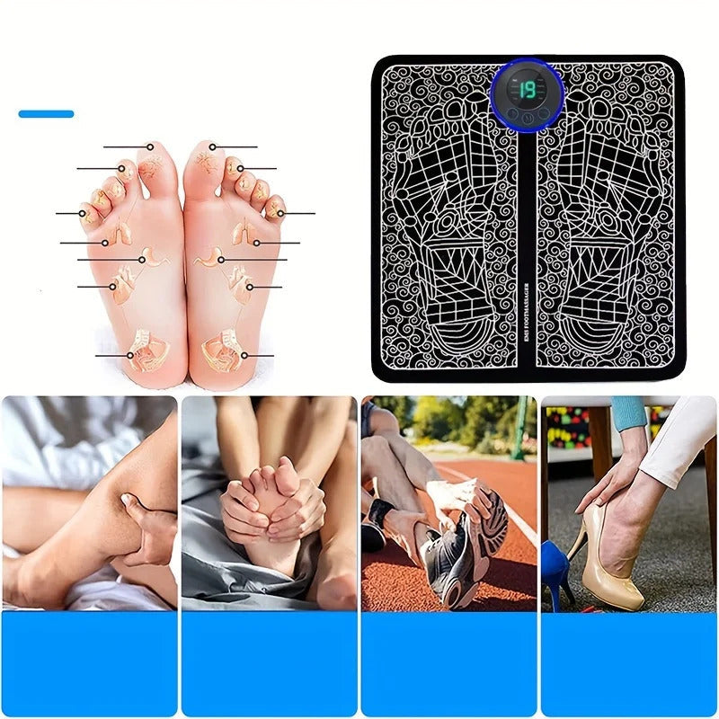 Lisslune | Regenerating EMS Foot Massager – Relaxation and Pain Relief for Your Feet