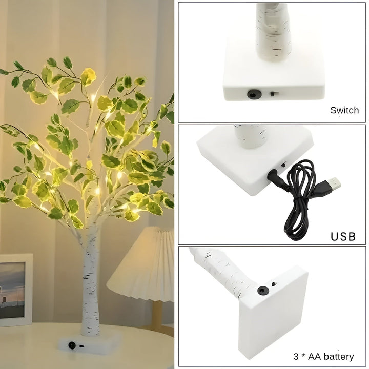 Lisslune | Magical BrightTree Table Lamp – Elegant Tree Design with Warm LED Light