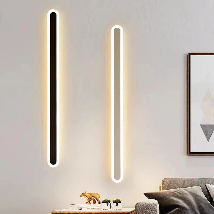 Lisslune | Outdoor IP65 Waterproof Linear Wall Lamp | Minimalist Metal Design. Dimmable LED Options for Gardens & Patios